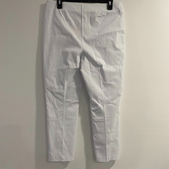 New York woman's white Solid Dress‎ Pants 12p - Picture 2 of 6